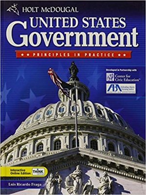 cover image of United States Government - Front Matter, Part 1, Backmatter